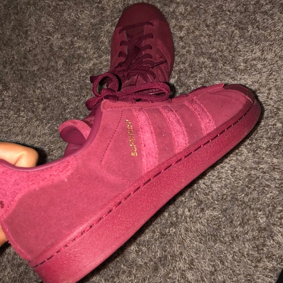 Adidas suede burgundy - Picture 3 of 3